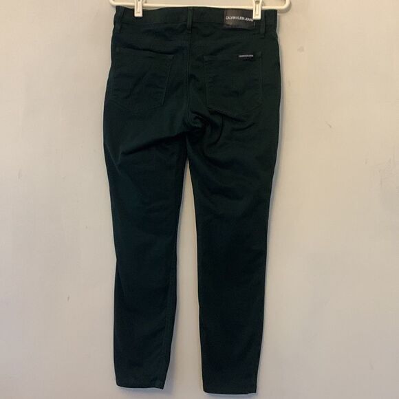 Calvin Klein deep green skinny ankle jeans Size 6 - Picture 4 of 7